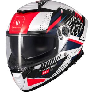 MT Thunder 4 SV Luminence μπλε ενσωματωμένο κράνος μοτοσικλέτας