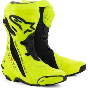 Μπότες μοτοσικλέτας Alpinestars Supertech R fluorescent κίτρινο-μαύρο