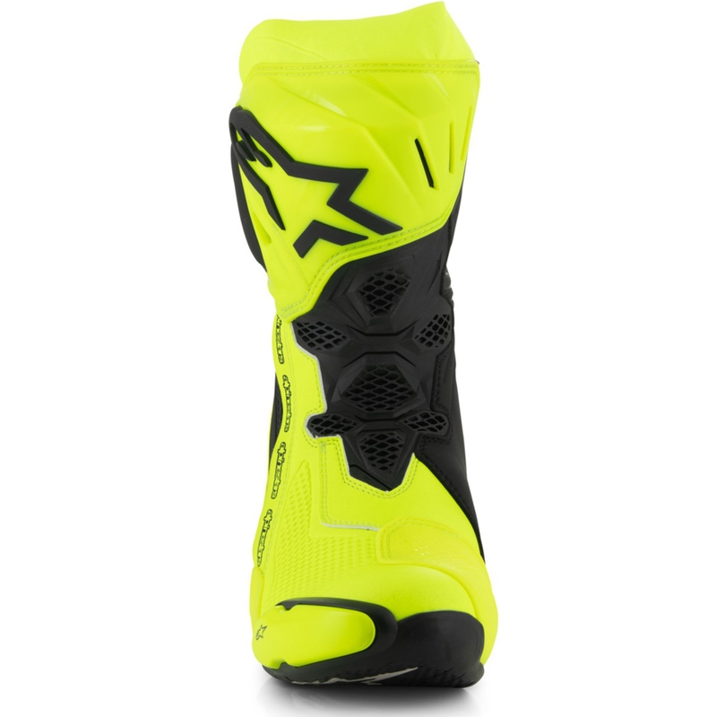 Μπότες μοτοσικλέτας Alpinestars Supertech R fluorescent κίτρινο-μαύρο