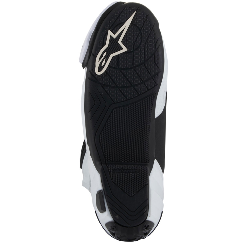Μπότες Μοτοσικλέτας Alpinestars Supertech R με Αερισμό Λευκό-Ανοιχτό Γκρι-Μαύρο