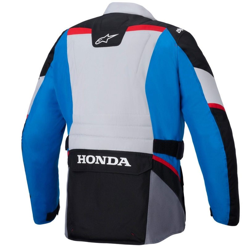 Αδιάβροχο μπουφάν μοτοσικλέτας Alpinestars ST-1 από τη συλλογή Honda γκρι-μπλε-μαύρο-κόκκινο