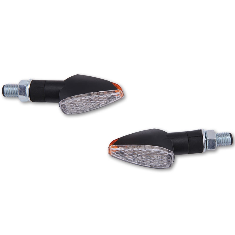 Φλας μοτοσικλέτας Highsider Smart Peak LED σε μαύρο χρώμα