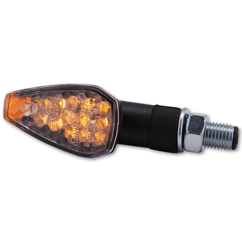 Φλας μοτοσικλέτας Highsider Smart Peak LED σε μαύρο χρώμα