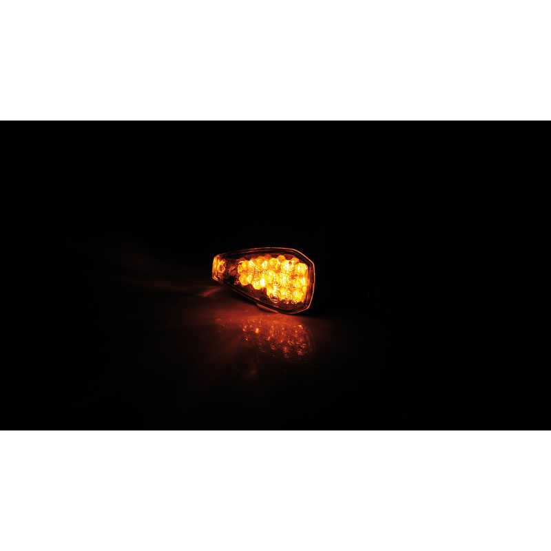 Φλας μοτοσικλέτας Highsider Smart Peak LED σε μαύρο χρώμα