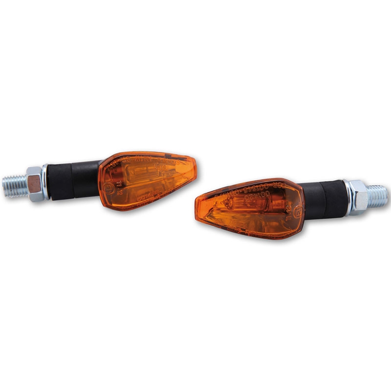 Φλας μοτοσικλέτας Highsider Smart Peak κοντό μαύρο