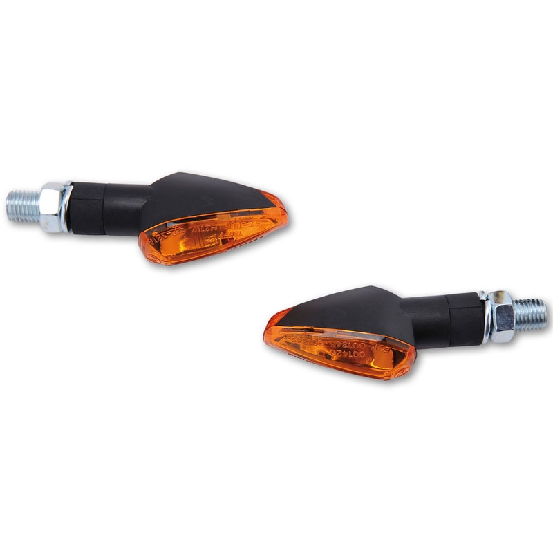 Φλας μοτοσικλέτας Highsider Smart Peak κοντό μαύρο