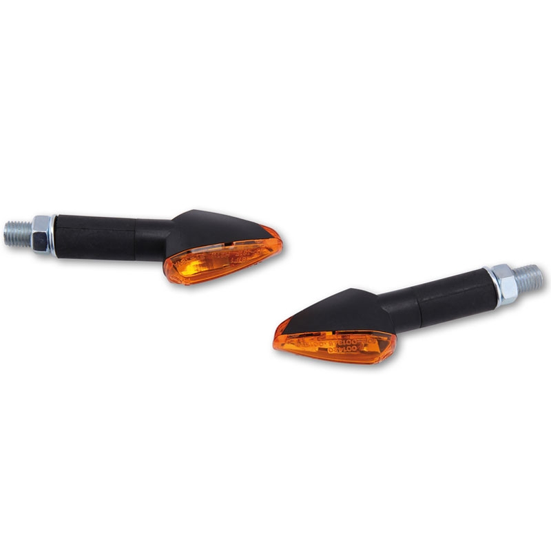 Φλας μοτοσικλέτας Highsider Smart Peak μακριά μαύρα