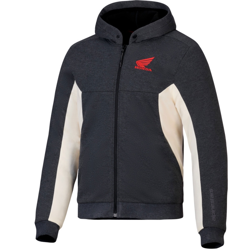 Φούτερ Alpinestars Chrome V3 Sport Honda Collection Σκούρο γκρι-κρεμ-κόκκινο