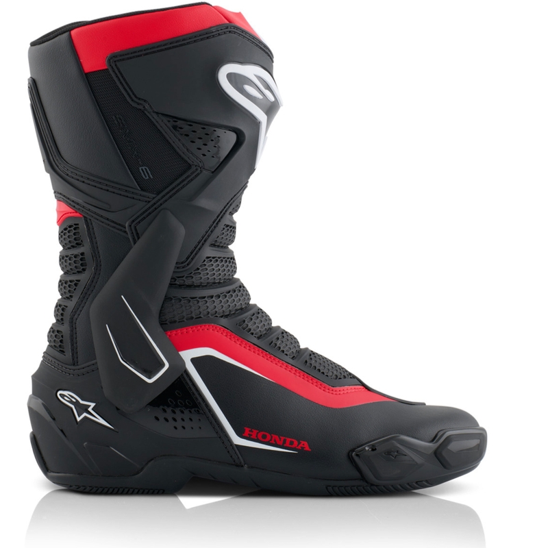 Μπότες μοτοσικλέτας Alpinestars SMX-6 V3 Honda Collection Μαύρο-Κόκκινο-Λευκό