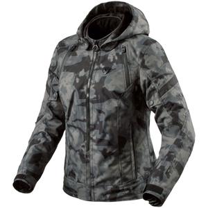 Γυναικείο Revit Flare 3 H2O camo σκούρο γκρι μπουφάν μοτοσικλέτας