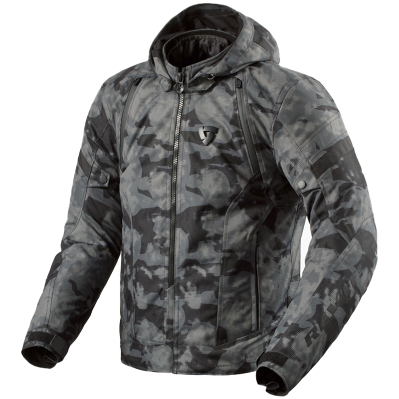 Revit Flare 3 H2O camo σκούρο γκρι μπουφάν μοτοσικλέτας