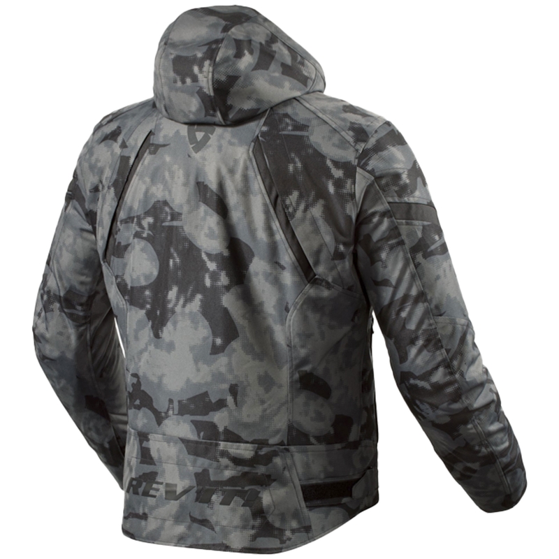 Revit Flare 3 H2O camo σκούρο γκρι μπουφάν μοτοσικλέτας