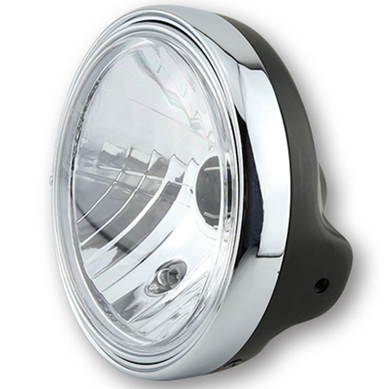 Προβολέας Highsider Smart LTD 7 με διαφανές γυαλί σε μαύρο χρώμα