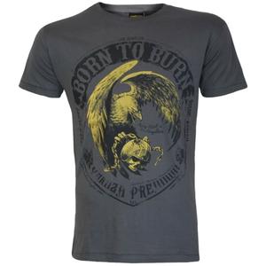 Μπλούζα Yakuza Premium Born To Burn Flying Riots Los Angeles σκούρο γκρι