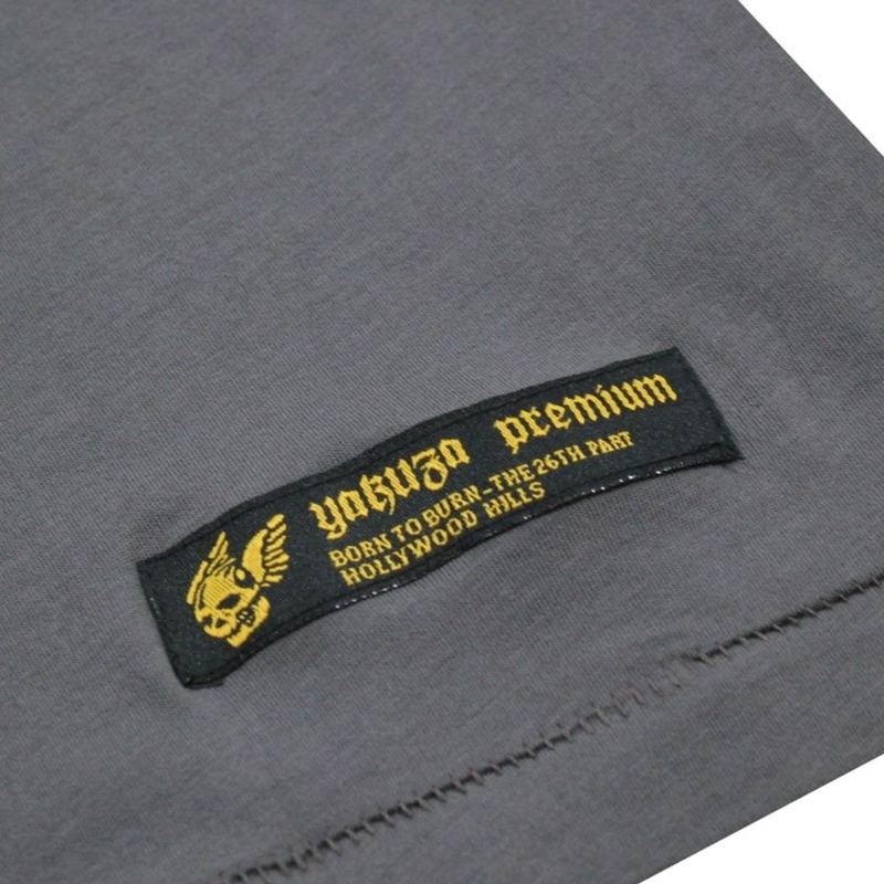 Μπλούζα Yakuza Premium Born To Burn Flying Riots Los Angeles σκούρο γκρι