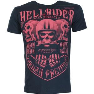 Μπλουζάκι Yakuza Premium Hell Rider - Born to Burn σκούρο μπλε