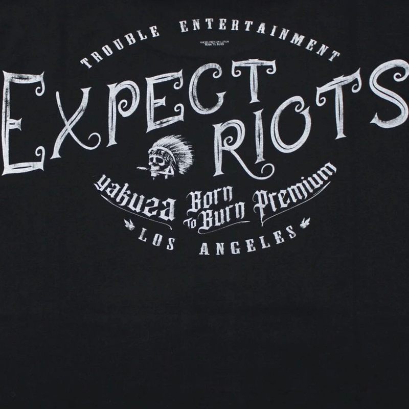 Μπλούζα Yakuza Premium Expect Riots - Λος Άντζελες μαύρο