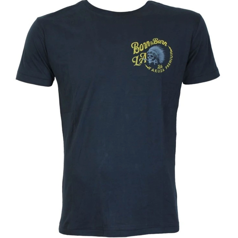 Μπλουζάκι Yakuza Premium Rude and Rough - Λος Άντζελες σκούρο μπλε