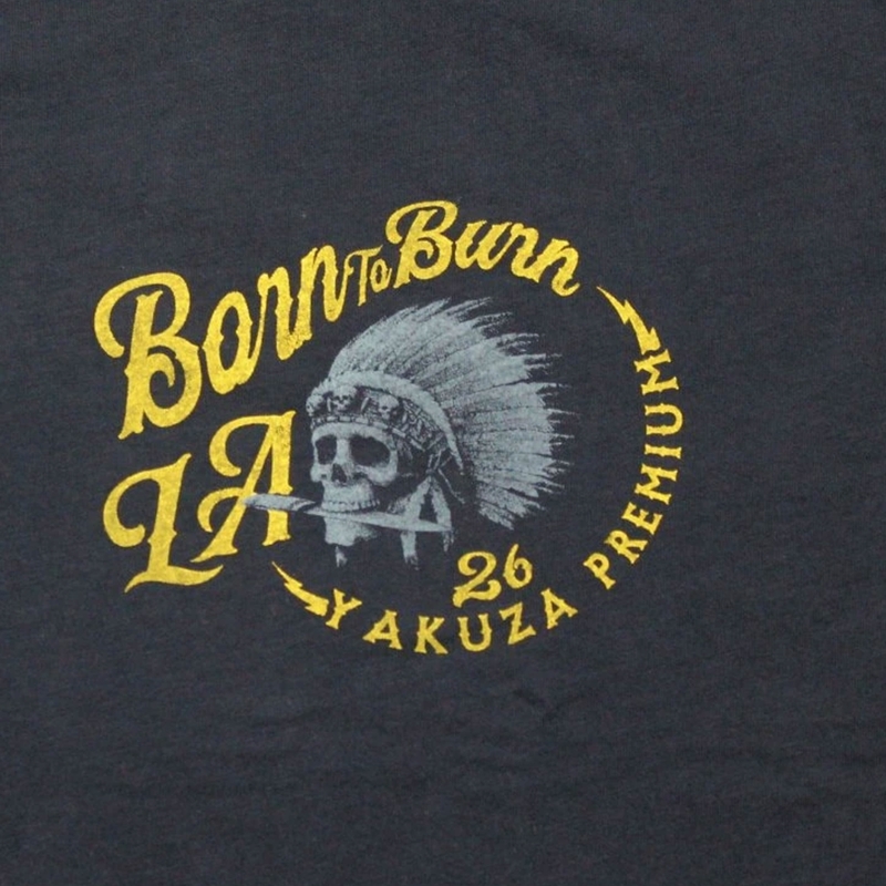 Μπλουζάκι Yakuza Premium Rude and Rough - Λος Άντζελες σκούρο μπλε