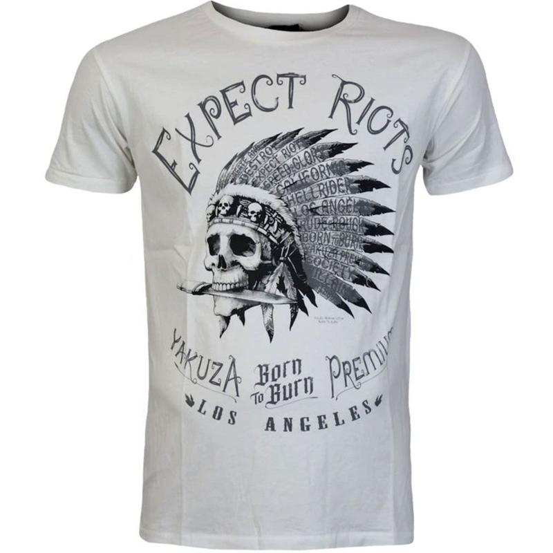 Μπλούζα Yakuza Premium Expect Riots - λευκό Λος Άντζελες