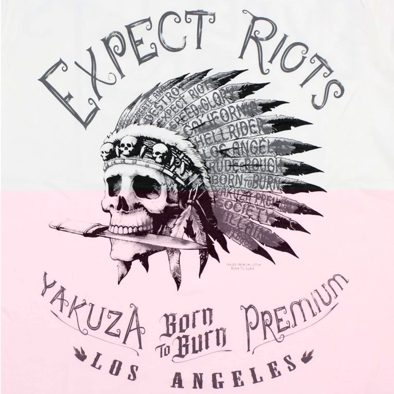 Μπλούζα Yakuza Premium Expect Riots - λευκό Λος Άντζελες