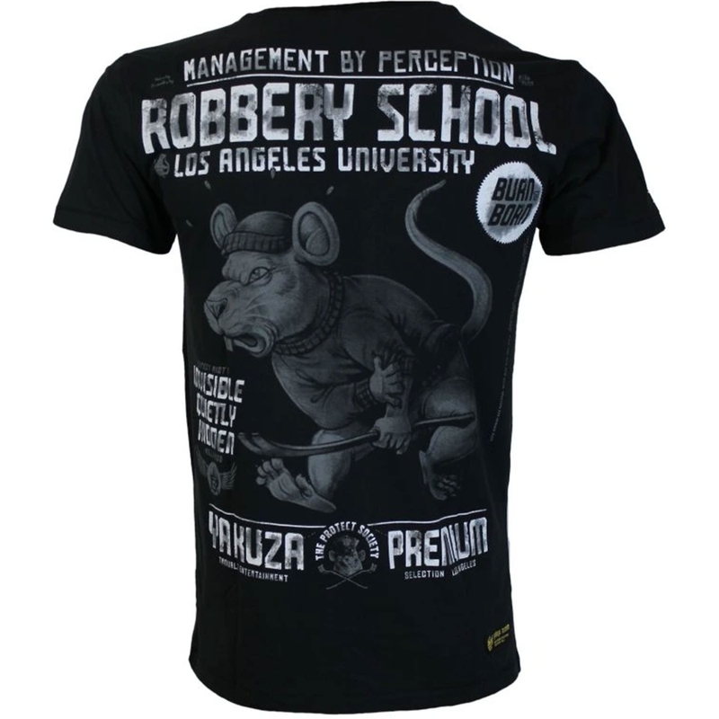 Μπλουζάκι Yakuza Premium Robbery School - Λος Άντζελες μαύρο