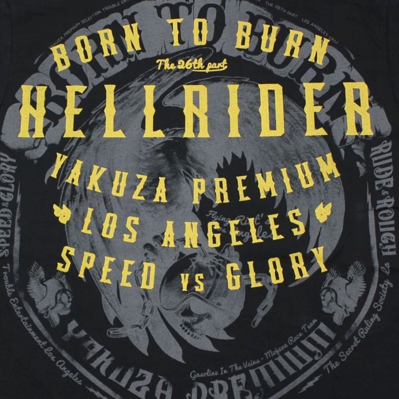 Μαύρο μπλουζάκι Yakuza Premium Hellrider