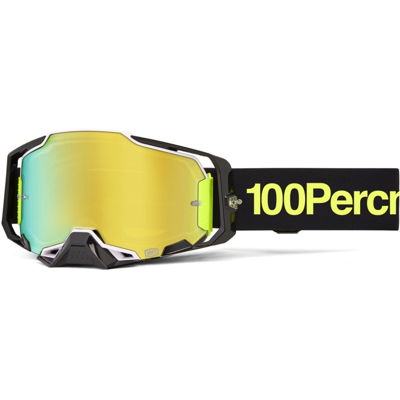 Γυαλιά motocross 100% Armega Orban με χρυσό πλεξιγκλάς