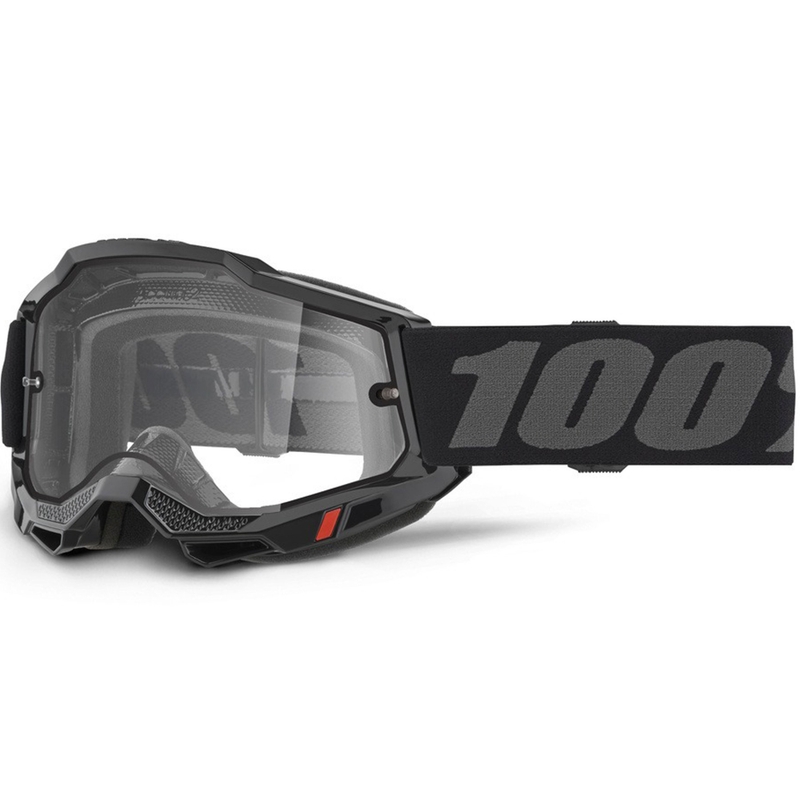 Γυαλιά motocross Enduro 100% Accuri 2 με διάφανο πλεξιγκλάς