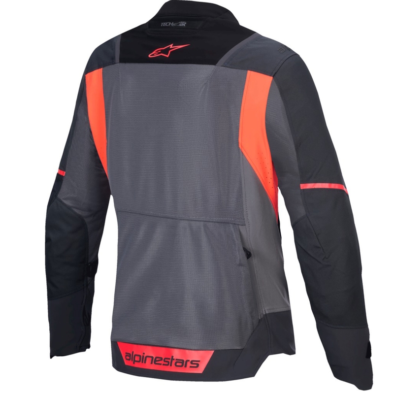 Γυναικείο μπουφάν μοτοσικλέτας Alpinestars Stella ST-2 Air σε γκρι-σκούρο γκρι-φλουοραλί χρώμα