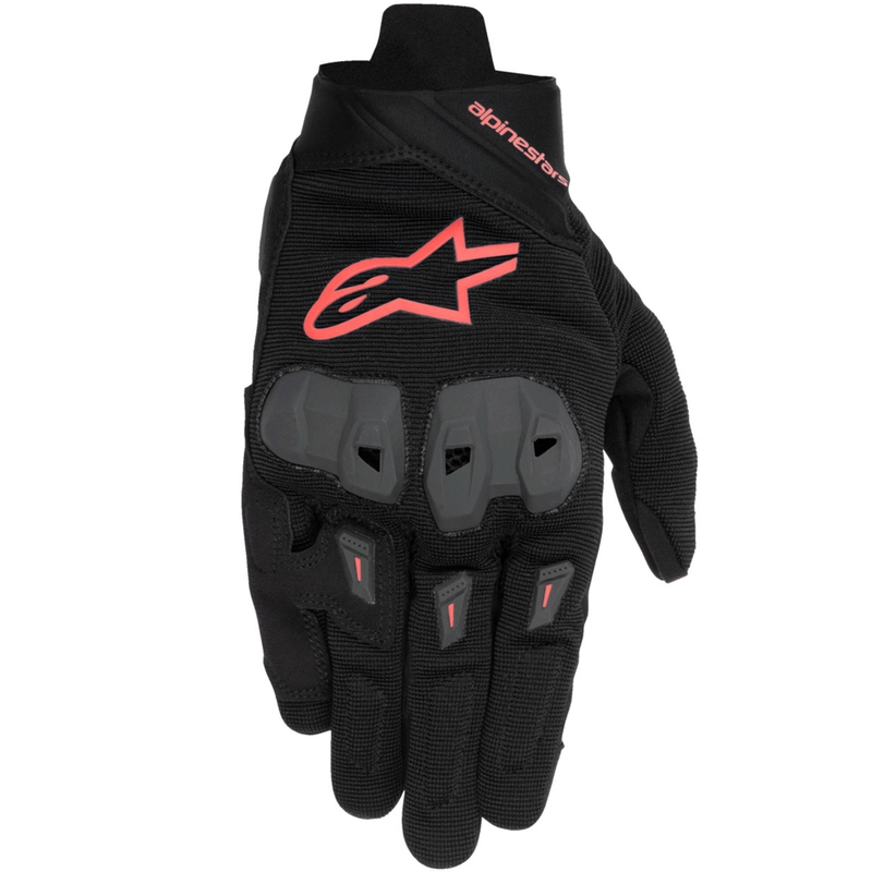 Γάντια μοτοσικλέτας Alpinestars SP X 1 μαύρο-φθορίζον κόκκινο