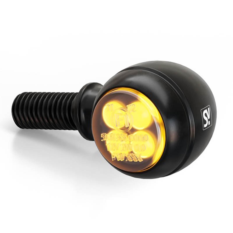 Φλας μοτοσικλέτας Highsider Smart Circula-S LED 3 σε 1 μαύρο