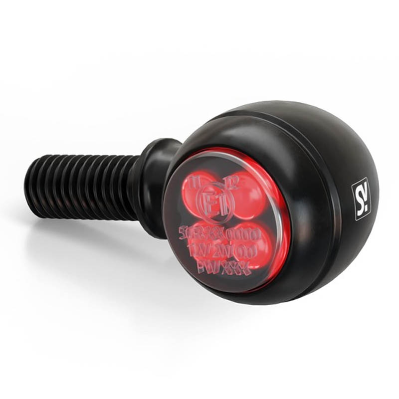 Φλας μοτοσικλέτας Highsider Smart Circula-S LED 3 σε 1 μαύρο