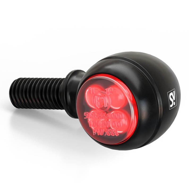 Φλας μοτοσικλέτας Highsider Smart Circula-S LED 3 σε 1 μαύρο