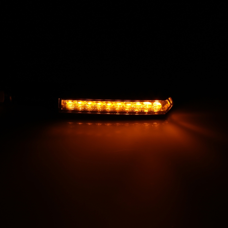 Φλας μοτοσικλέτας Highsider Smart Run-TS LED μαύρο