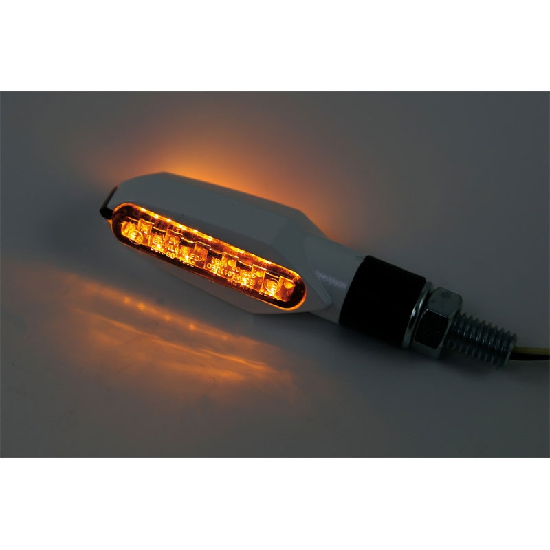 Φλας μοτοσικλέτας Highsider Smart Multiface LED λευκά
