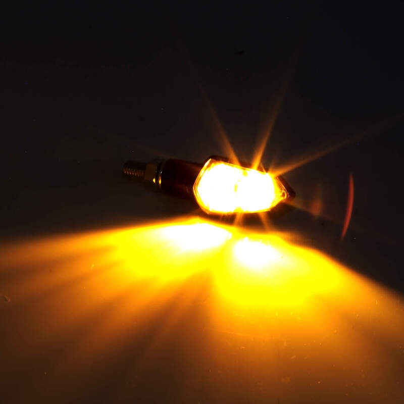 Φλας μοτοσικλέτας Highsider Smart Nova LED μαύρο