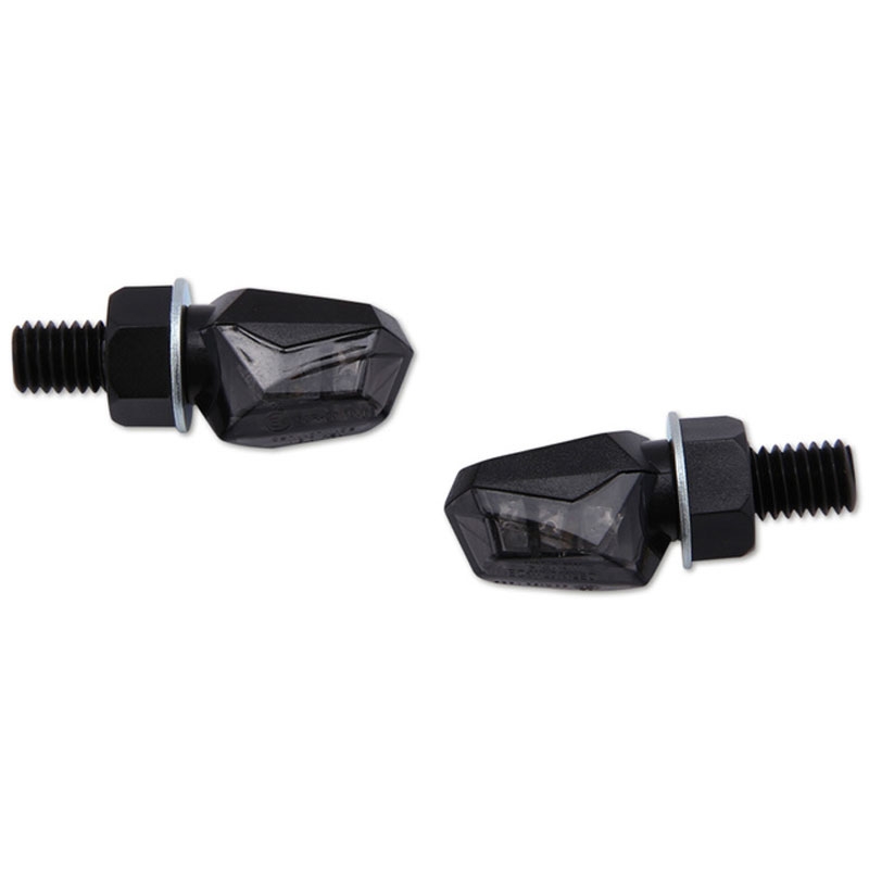 Φλας μοτοσικλέτας Highsider Smart Tiny LED σε μαύρο χρώμα