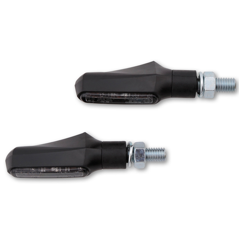 Φλας μοτοσικλέτας Highsider Smart Shorty Fin μαύρο