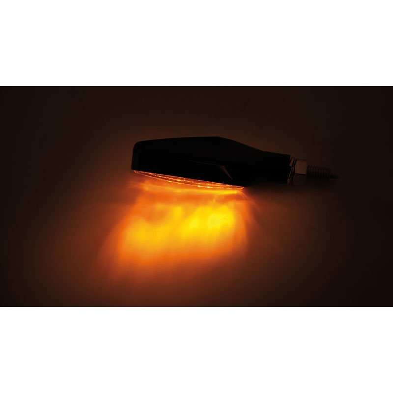 Φλας μοτοσικλέτας Highsider Smart Stix LED σε μαύρο χρώμα