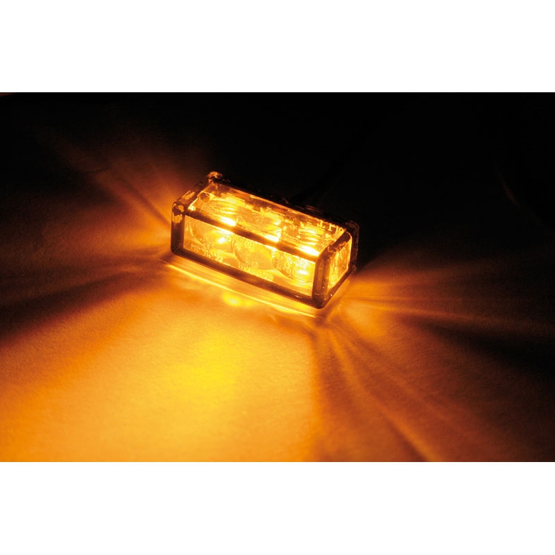 Φλας μοτοσικλέτας Highsider Smart Cube-H LED μαύρο