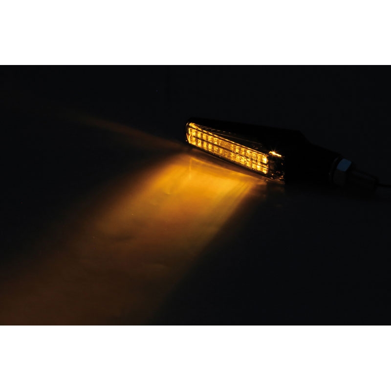 Φλας μοτοσικλέτας Highsider Smart Fineline LED μαύρο