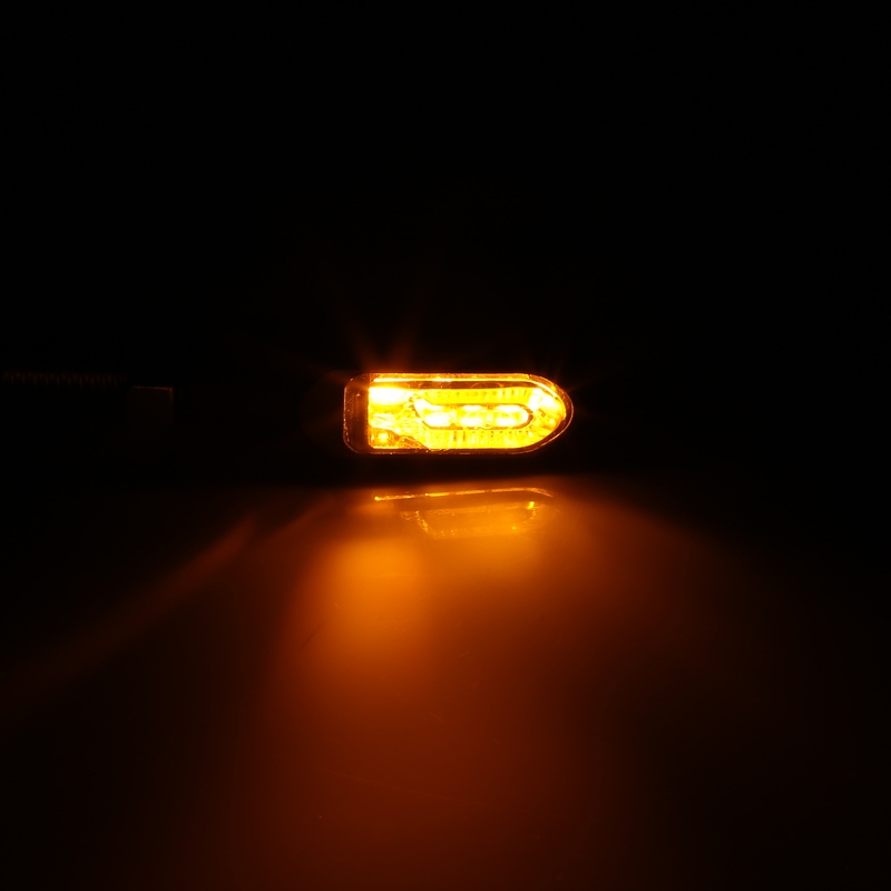 Φλας μοτοσικλέτας Highsider Smart Namiko-TS LED μαύρο
