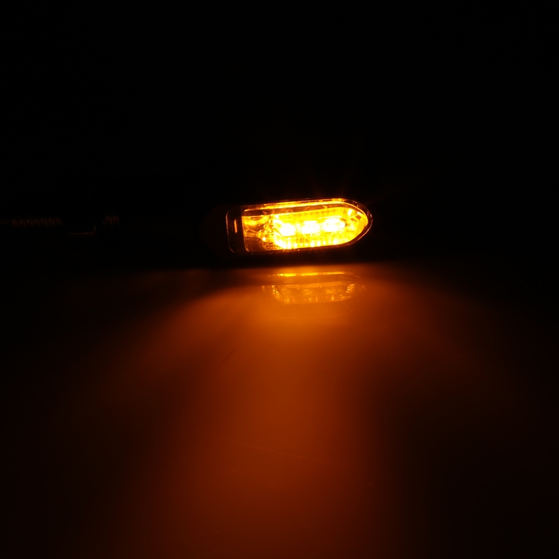 Φλας μοτοσικλέτας Highsider Smart Namiko-TS LED 2 σε 1 μαύρο