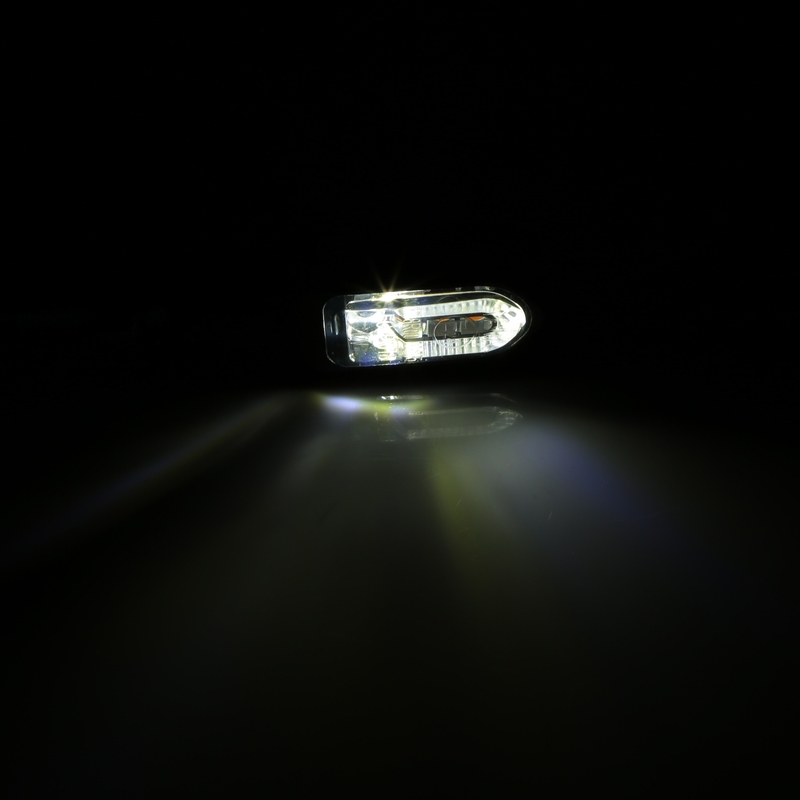 Φλας μοτοσικλέτας Highsider Smart Namiko-TS LED 2 σε 1 μαύρο