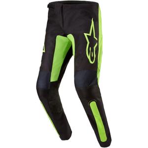 Παντελόνι μοτοκρός Alpinestars Fluid Lurv μαύρο-κίτρινο φλούο