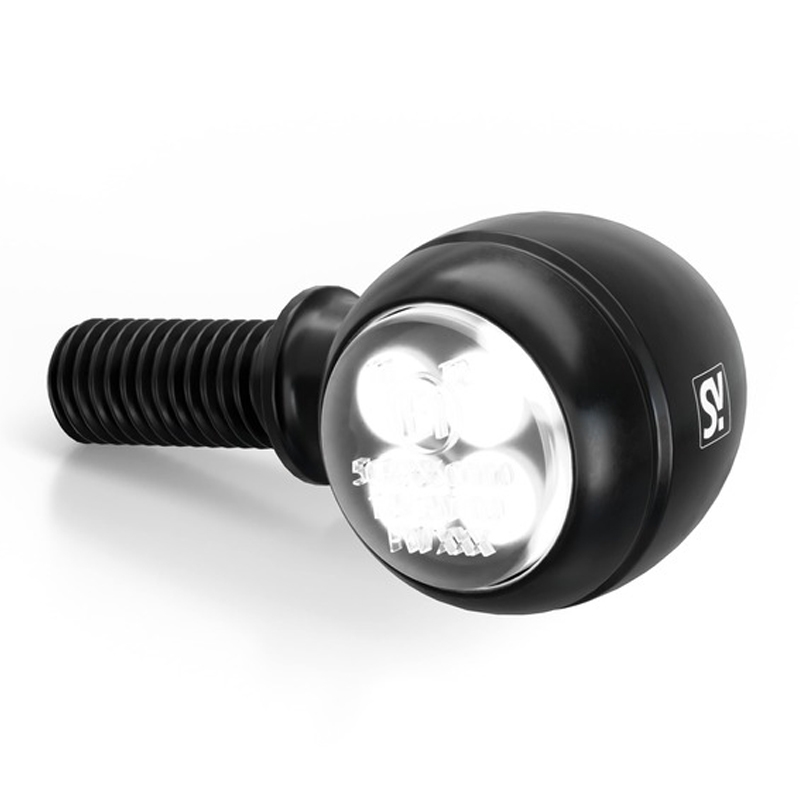 Φλας μοτοσικλέτας Highsider Smart Circula-S LED 2 σε 1 μαύρο