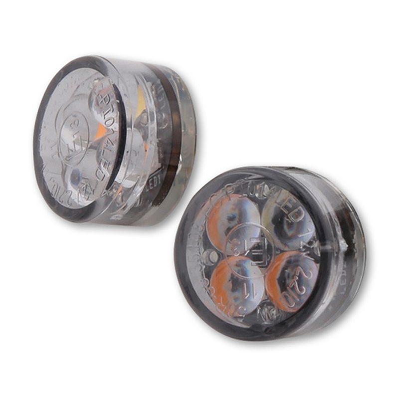 Φλας μοτοσικλέτας Highsider Smart Module Sixteen LED 2 σε 1 σε γκρι χρώμα