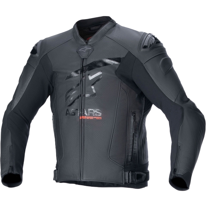 Alpinestars GP plus R 4 Airflow Μαύρο δερμάτινο μπουφάν μοτοσικλέτας