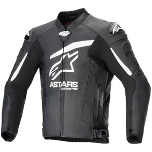 Alpinestars GP plus R 4 Airflow μαύρο και λευκό δερμάτινο μπουφάν μοτοσικλέτας